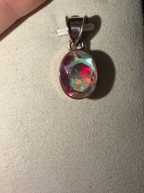 Mystic quartz pendant